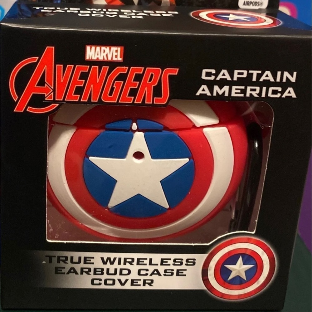 Marvel Captain America Shield AirPods Case Cover Gen 1&2